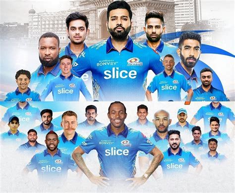 mumbai indians squad 2022 re
